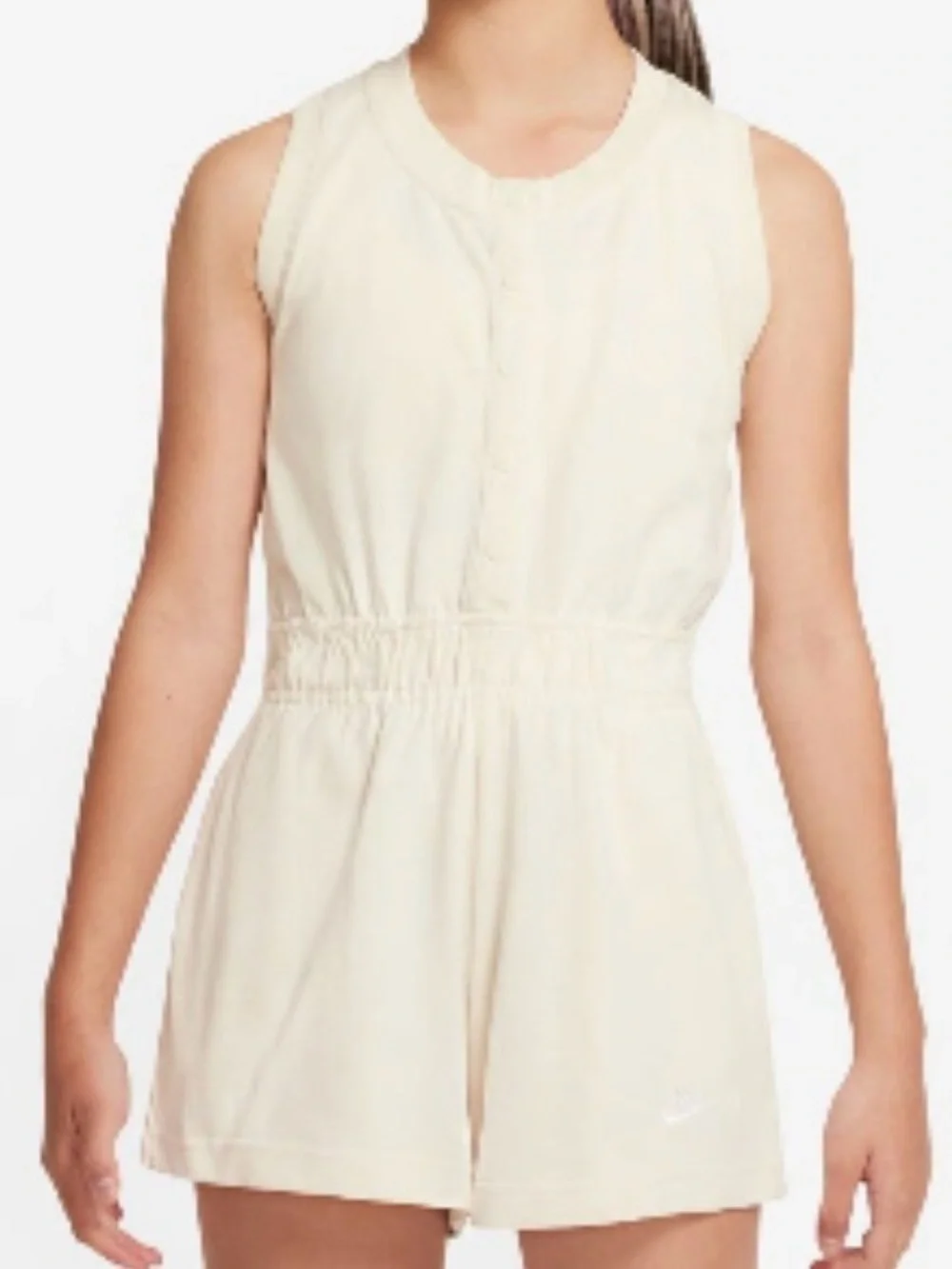 Nike Cream Sleeveless Kids Romper